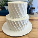 Two Tiered Wedding Cake